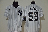 Yankees 99 Aaron Judge White Nike Cool Base Player Jersey,baseball caps,new era cap wholesale,wholesale hats
